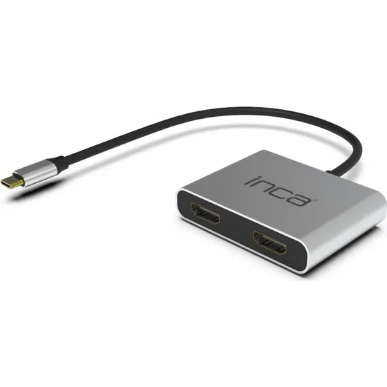 Inca ITPC-4T USB-C Hub med 2x HDMI 4K, USB-A og USB-C
