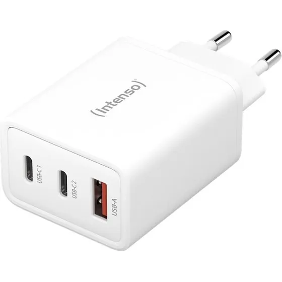 Intenso W65ACC GaN Adapter - 65W USB-C & USB-A (2-pak)