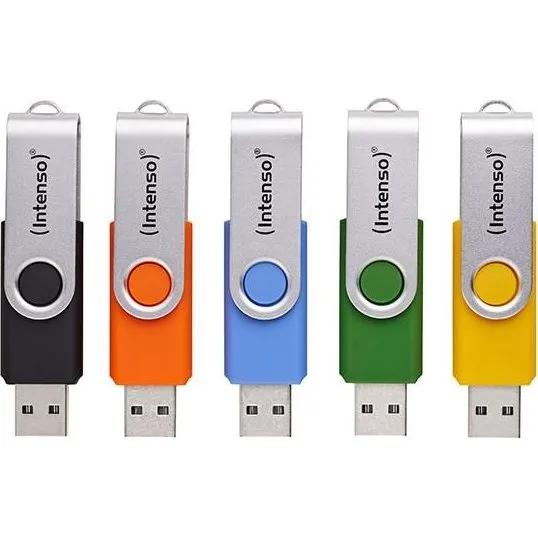 Intenso Office Line USB-stik multipack - 5 x 16 GB USB 3.2