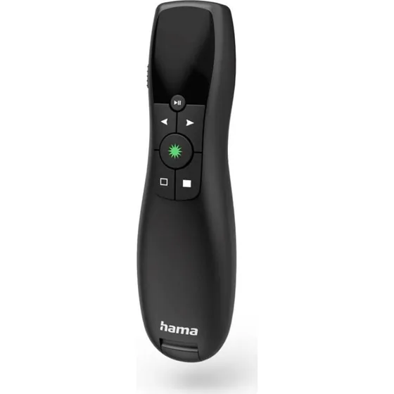 Hama Laserpointer 00139918 med grøn laser - Sort