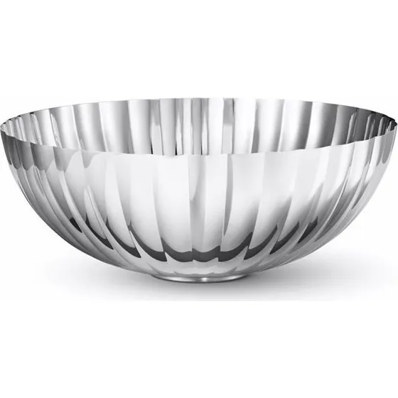 Georg Jensen Bernadotte skål, stor – blankpoleret rustfrit stål