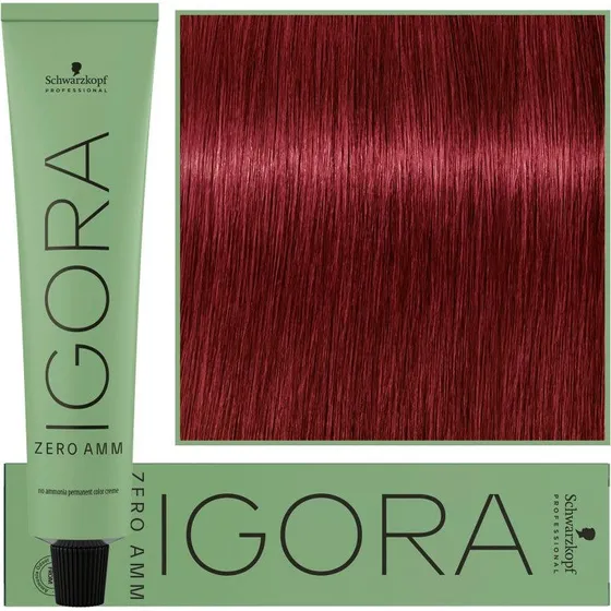Schwarzkopf IGORA ZERO AMM Permanent Hårfarve 5-88, 60 ml