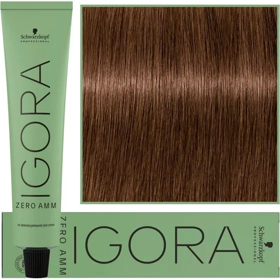 Schwarzkopf Igora Zero Ammoniak 5-5 Lys gyldenbrun 60ml