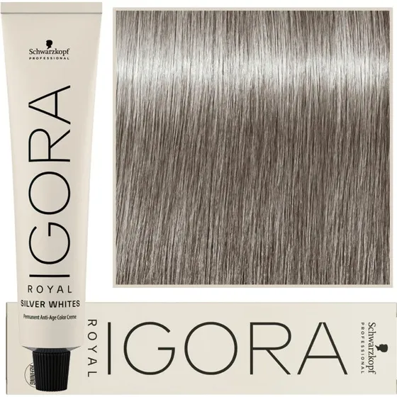 Schwarzkopf Igora Silver Whites Toning Hårfarve 60ml Dove Grey