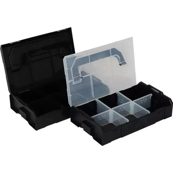 Sortimo L-BOXX Mini Værktøjskasse - 259x158x63mm - Sort