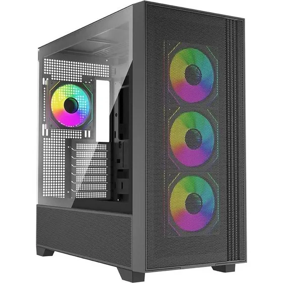 Xilence Xilent Flux Midi Tower PC-kabinet - Sort