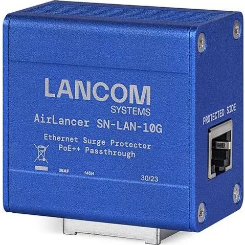 AirLancer SN-LAN-10G Blå 10G Ethernet Overspændingsbeskytter