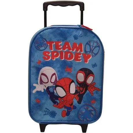 Spidey Børnekuffert med hjul - Team Spidey motiv