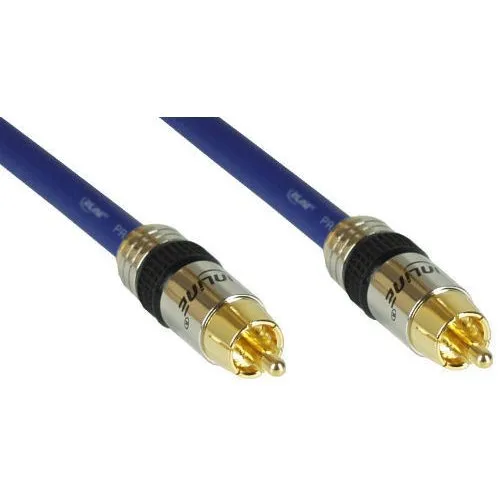 InLine Koaksialkabel RCA S/PDIF, 25 m, Blå