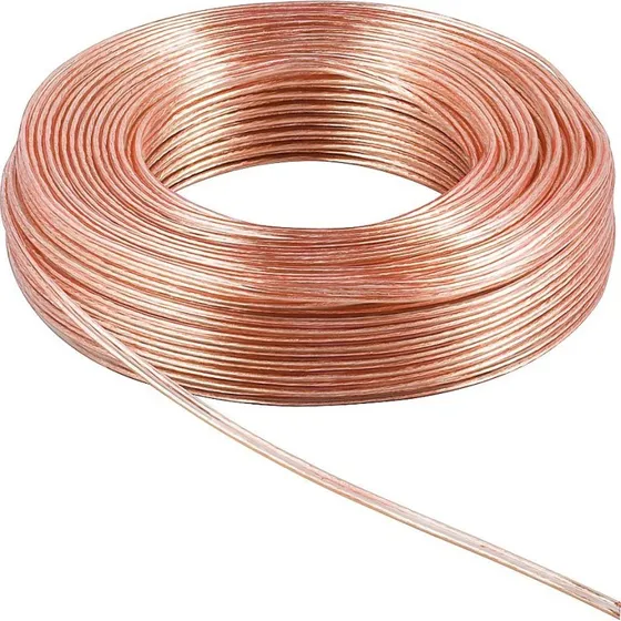 Goobay højttalerkabel 2x2,5mm - 10,0m - Gennemsigtig