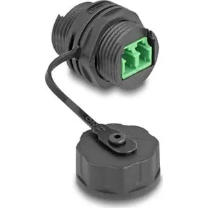 DeLOCK LC Duplex Fiberoptisk Kobling IP68 med Beskyttelseshætte