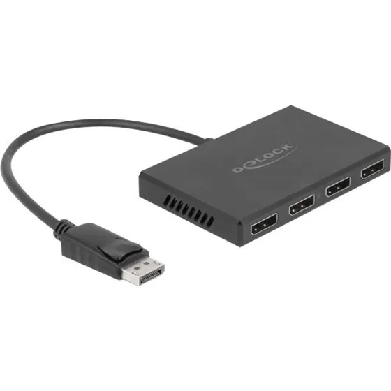 DeLOCK Video/Audio Splitter - 4 x DisplayPort til Desktop