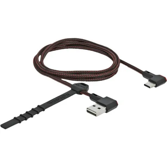 Delock Easy USB Type-C kabel, 1m, Sort