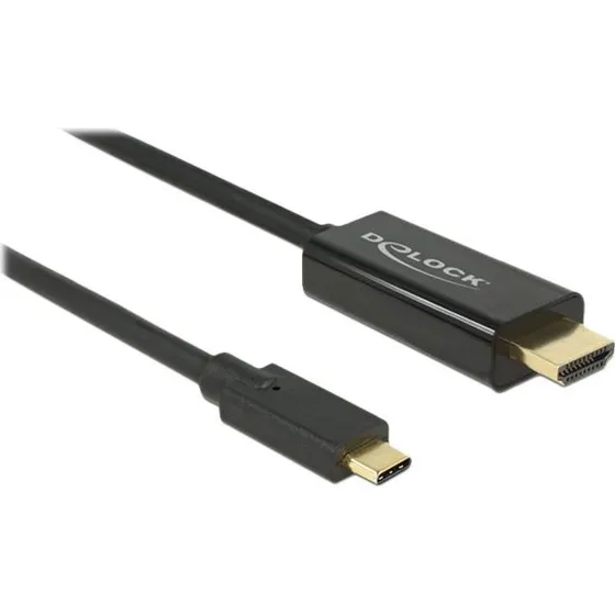 DELOCK 85291 USB-C til HDMI-kabel, 2 m, sort