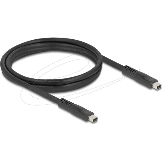 Delock Mini DisplayPort til Mini DisplayPort kabel, 1.5m, Sort