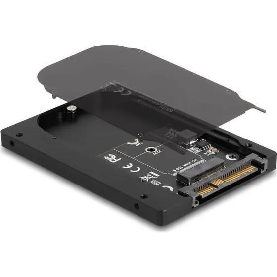 DELOCK SSD-konverter 2,5" U.2 SFF-8639 til M.2 NVMe Key M, 7 mm