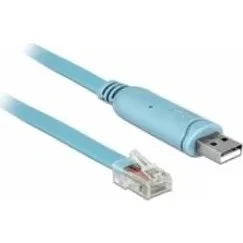 DELOCK 63289 USB Type-A til RJ-45 Seriel Adapter, 3m, Blå