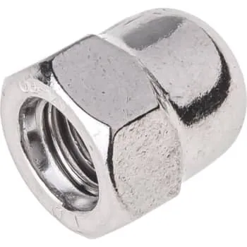 Topmøtrik M12 A4 DIN 1587 6-kant