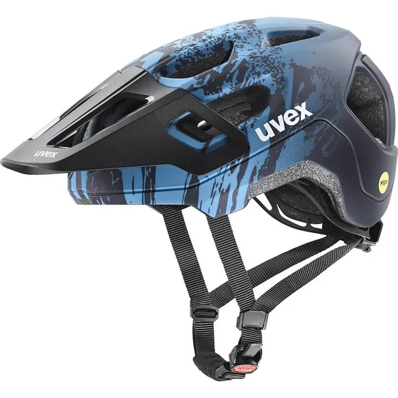 Uvex React junior MIPS cykelhjelm - Azure Deepspace Matt