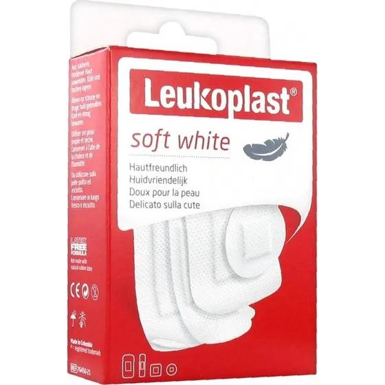 Leukoplast Soft White Sortiment - 30 selvklæbende bandager