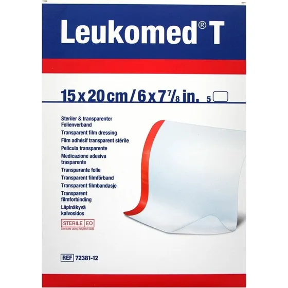 BSN Medical Leukomed T Filmbandage 15x20 cm (5 stk.)