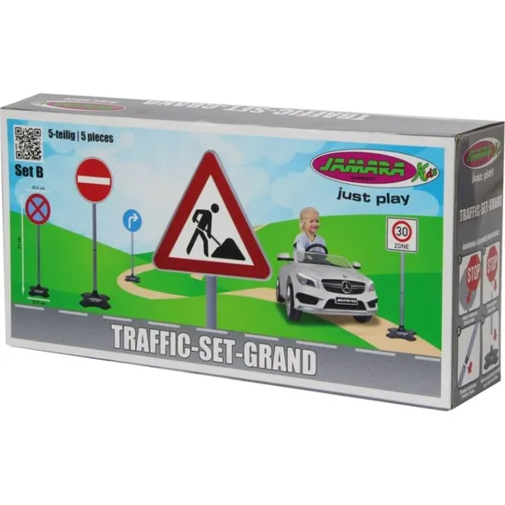 Jamara Traffic-Set-Grand Set B - 5 stk. legetøjsskilte