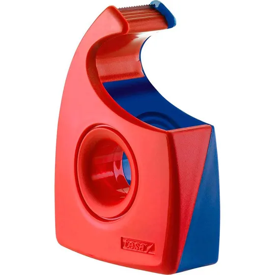 Tesa Easy Cut Tapedispenser 19mm x 33m - Rød/Blå