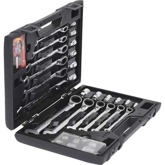 KS TOOLS Skralderinggaffelnøgle-sæt 503.4960 GEARplus (30 dele)