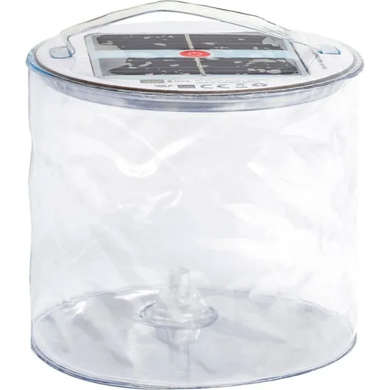 Ultron LED Solcellelanterne, 3 indstillinger, Hvid, 1000 mAh