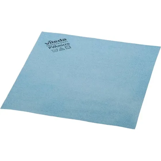 Vileda PVAmicro mikrofiberklud blå, 5 stk, 38 x 35 cm