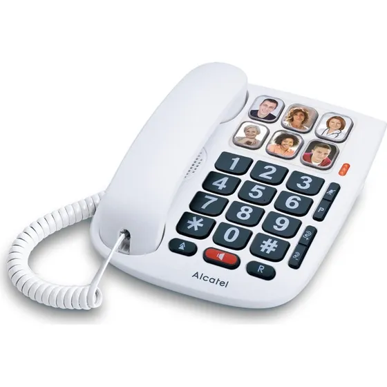 Alcatel TMAX 10 Analog Fastnettelefon - Hvid