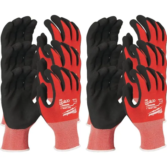 Milwaukee Handsker Nylon-Lycra, Størrelse L (12 stk.)