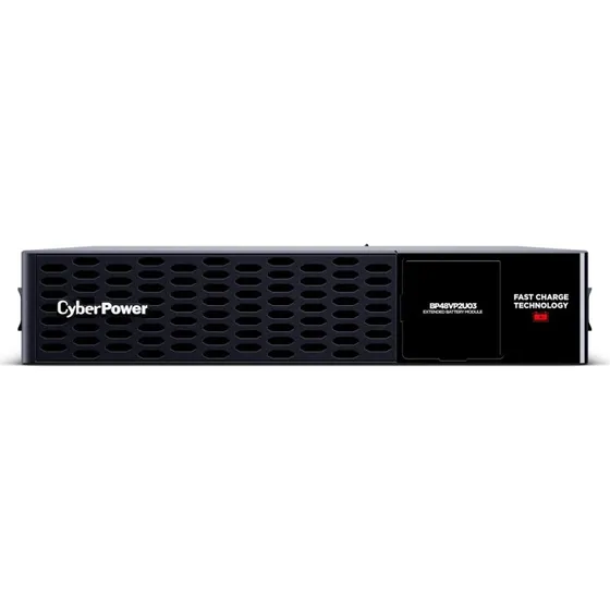 CyberPower BP48VP2U03 Batterihus, 2U, 16 x 6Ah Blysyre, Sort