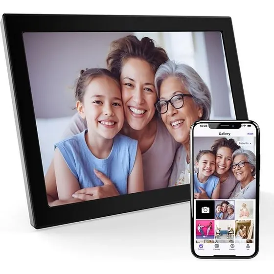 Xoro XOR107372 Digital Fotoramme 10,1" Touchscreen Wi-Fi