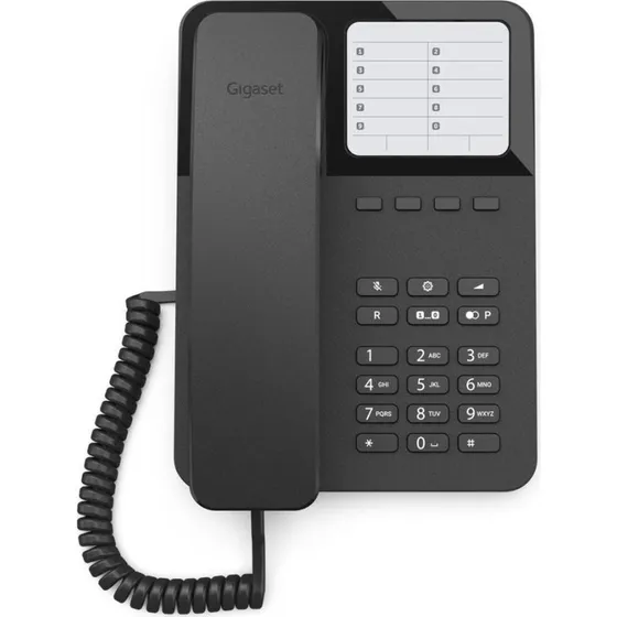 Gigaset DESK 400 Analog Telefon - Sort