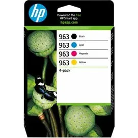 HP 963 CMYK 4-pak original blæk til Officejet Pro