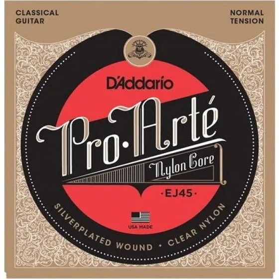 D'Addario Pro-Arté EJ45 Klassiske Nylonstrenge - Normal Tension