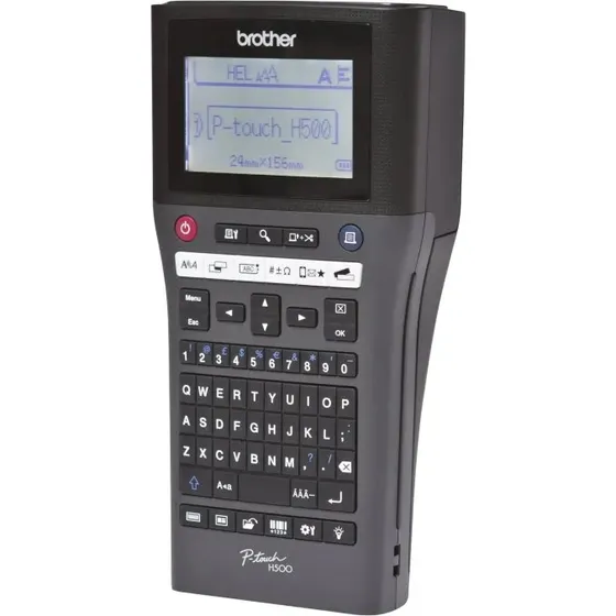Brother P-touch H500 håndholdt labelmaskine (TZe 3,5–24 mm)