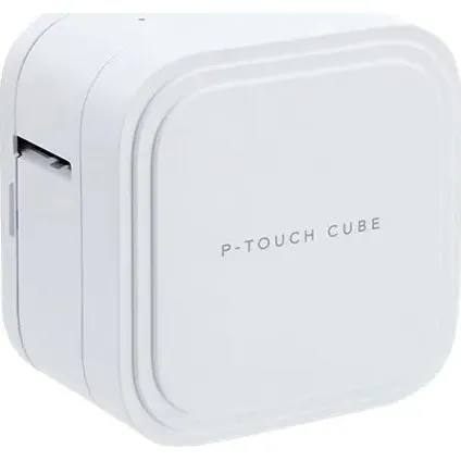 Brother P-touch Cube PTP910BT etiketprinter, Bluetooth, 360 ppp, hvid