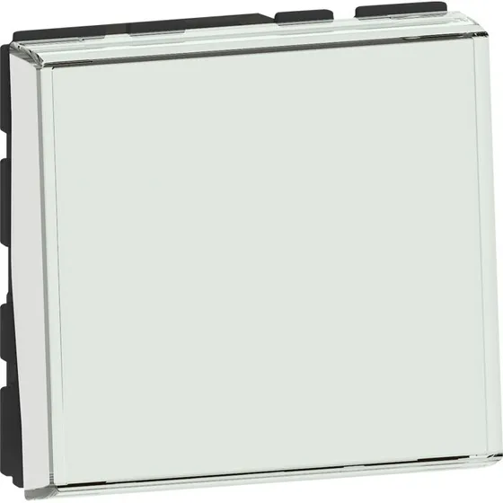Legrand Mosaic fjedertrykkontakt 1-polet 6A 2M hvid
