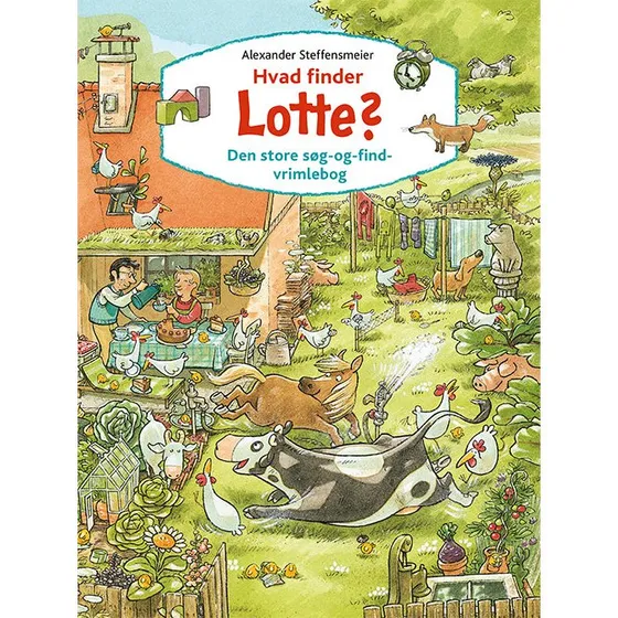 Hvad finder Lotte? - Humoristisk søg-og-find bog