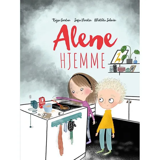 Alene hjemme - Børnebog om Anna-Klara og Herman