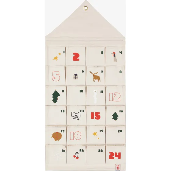 Liewood Babbo Pakkekalender Holiday/Sandy — 24 lommer