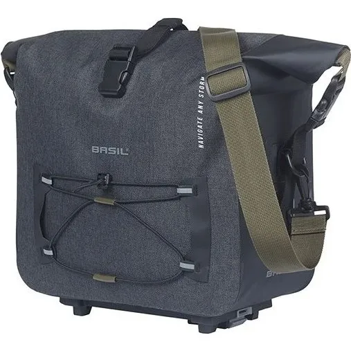Basil Navigator Storm MIK Cykeltaske 13L – Sort