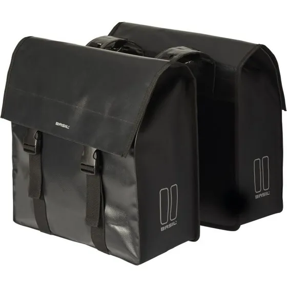 Basil Urban Load taskesæt 2 x 24 L, sort