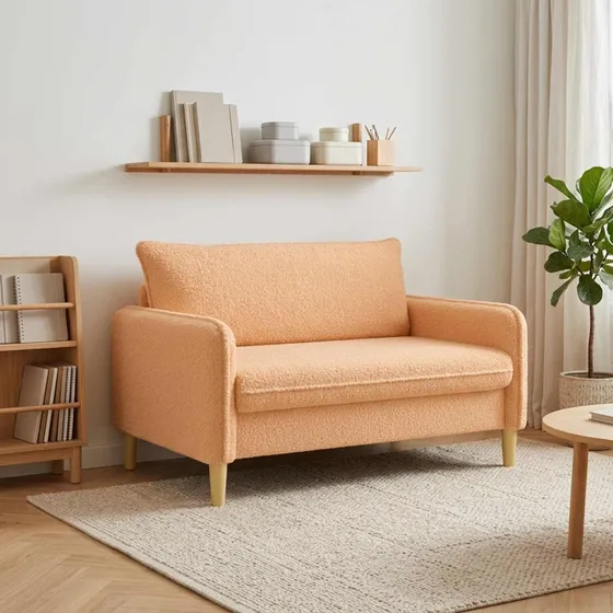 vidaXL XXL lænestol i beige bouclé