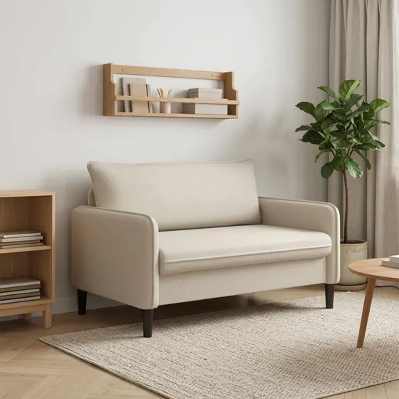 vidaXL XXL lænestol i beige fløjl