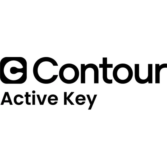 Contour Active Key AK-4400-G Mini-tastatur med touchpad, sort
