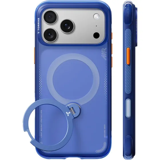 Torras Ostand Q3 Air iPhone 18 Pro Max - Arctic Blue