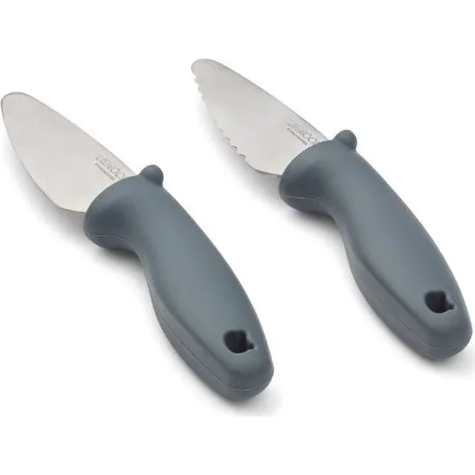 Liewood Perry Børneknive 2-pak – Whale Blue